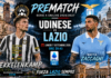 Udinese-Lazio, una notte da vivere insieme